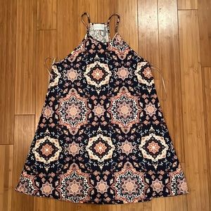 French Grey razor back dress